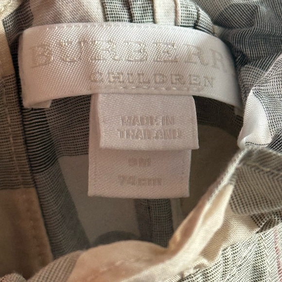 Burberry Baby Plaid Short Romper - Picture 4 of 4